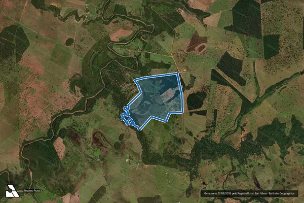 Imagem de satélite de Fazenda Volta Grande - Parcela 1 em Rochedo - MS