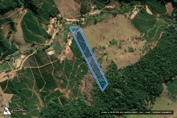 Imagem de satélite de Sítio São Joaquim - Parcela 1 em Matipó - MG