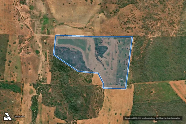 Imagem de satélite de FAZENDA GANGORRA - LOTE 03 em Quijingue - BA