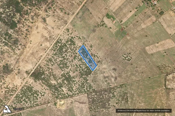 Imagem de satélite de Fazenda Suacica - Parte 100 em Xique-Xique - BA