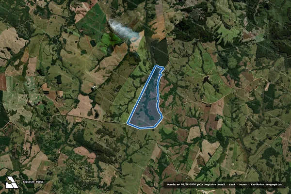 Imagem de satélite de S/D - Parcela 1 em Encruzilhada do Sul - RS