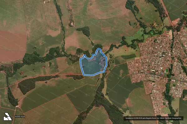 Imagem de satélite de FAZENDA MONTIVIDIU TIUBA - Gleba 01 em Montividiu - GO