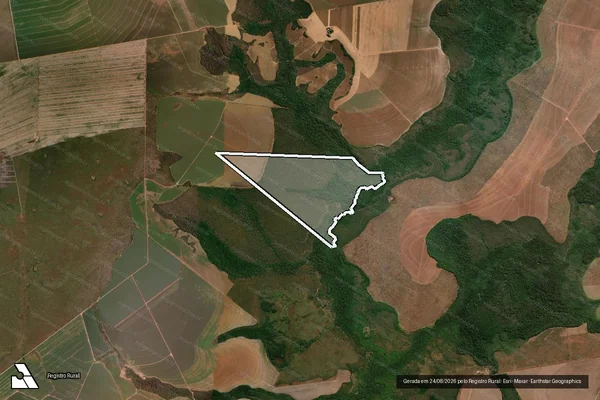 Imagem de satélite de Fazenda Santa Rosa - Parte 1 em Santo Antônio do Leste - MT