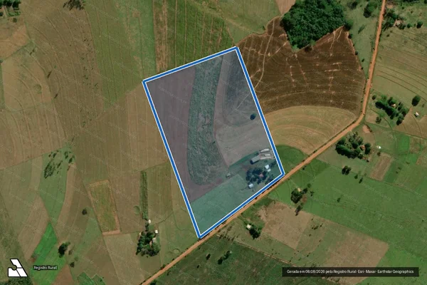 Imagem de satélite de Projeto de Assentamento Sul Bonito - LOTE 312 em Itaquiraí - MS