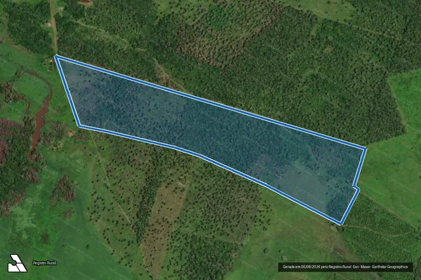 Imagem de satélite de FAZENDA FÉ EM DEUS  - Parte 1 em Pedro do Rosário - MA