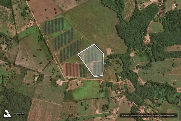 Imagem de satélite de LOTE AGRÍCOLA 132 E  - BARREIRAS 10 em Barreiras - BA