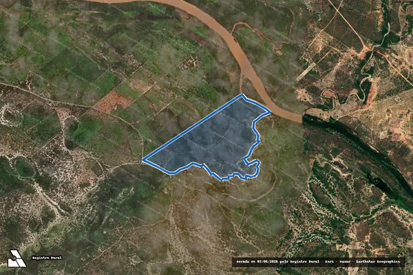Imagem de satélite de Lote 48 - Projeto de Assentamento São João do Rodeio - Parte 1 em São Romão - MG
