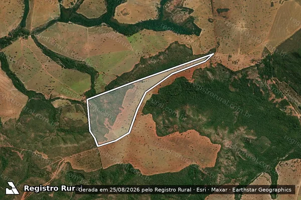 Imagem de satélite de Fazenda Camila  - Gleba B em Pontal do Araguaia - MT