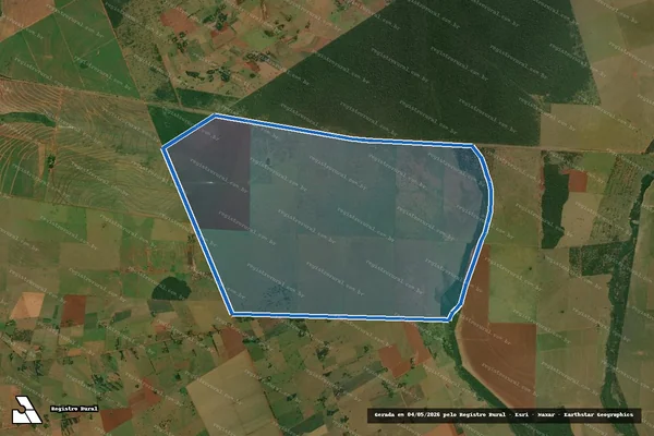 Imagem de satélite de Fazenda Rosanela-Gleba B - Fazenda Rosanela-Gleba B em Euclides da Cunha Paulista - SP