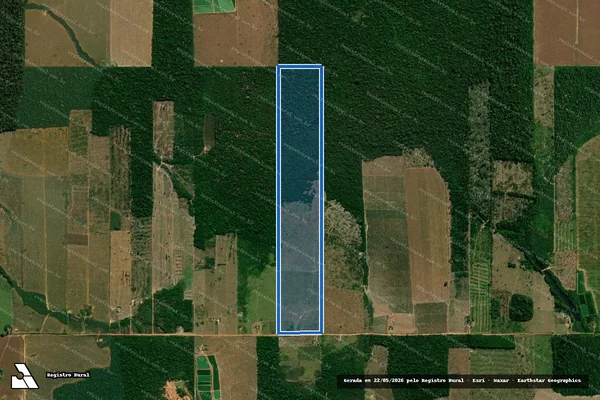 Imagem de satélite de Lote 48 - Gleba 11 - PAD Marechal Dutra - Parte 1 em Rio Crespo - RO
