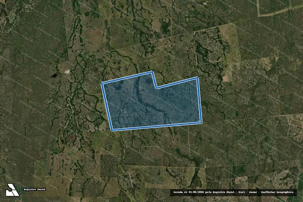 Imagem de satélite de Fazenda Campo Belo / Parte 2 em Cáceres - MT