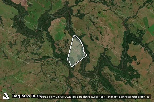 Imagem de satélite de Rincão do Soturno - Parte 1 em Itacurubi - RS