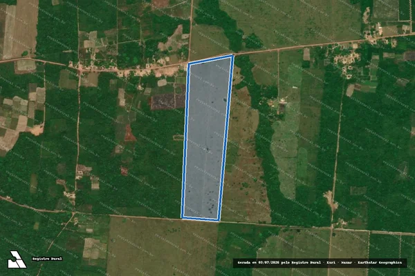 Imagem de satélite de FAZENDA NOVA SITUAÇÃO - 04 em São Caetano de Odivelas - PA