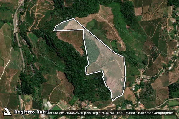 Imagem de satélite de SITIO MATA PAU - MARIA em Vargem Alta - ES