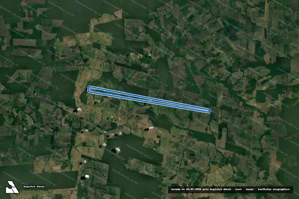 Imagem de satélite de FAZENDA NOVA LIBERDADE I – GLEBA JOÃO BENTO