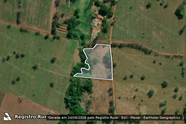 Imagem de satélite de FAZENDA GARIPU - GLEBA 2 em Iguatama - MG