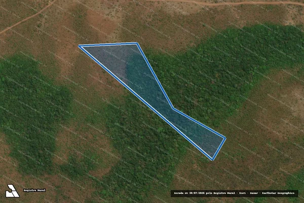 Imagem de satélite de Fazenda Capão Grande, Parte do Lote 54, do Loteamento Serra do Lajeado, 1ª Etapa - PARCELA 02 em Lajeado - TO