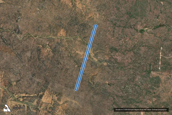 Imagem de satélite de FAZENDA WESTHAPHALIA - Parte 1 em Pedro Avelino - RN