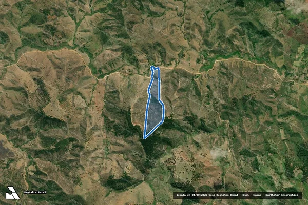 Imagem de satélite de FAZENDA  BOA VISTA - Parte 1 em Palmópolis - MG