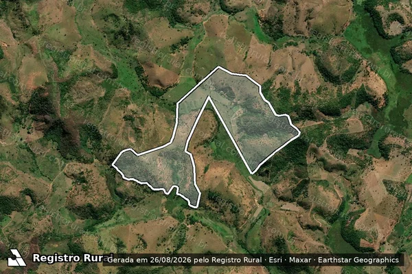 Imagem de satélite de Fazenda Dona Orlinda - GLEBA A em Itambacuri - MG