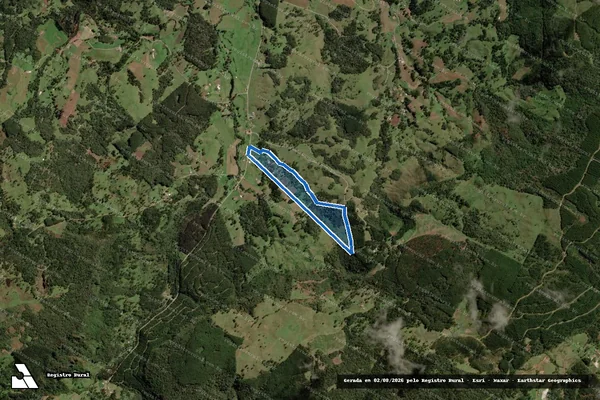 Imagem de satélite de SÍTIO PARAÍSO DA SERRA - SÍTIO PARAÍSO DA SERRA em Bocaina do Sul - SC
