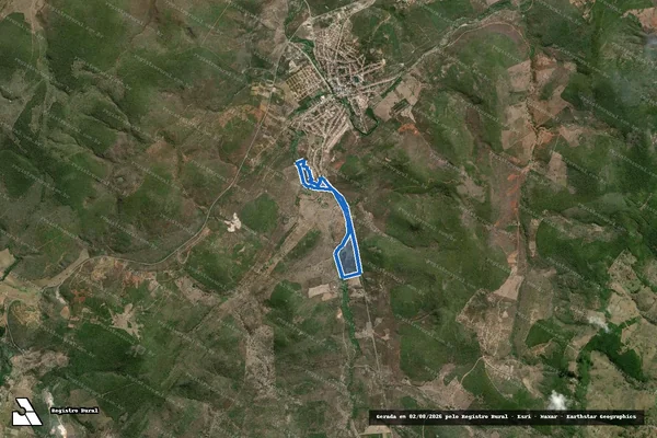 Imagem de satélite de FAZENDA SANTA CLARA - PARTE 02 em Santa Inês - BA