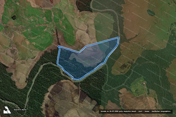Imagem de satélite de FAZENDA SANTA CONSTÂNCIA - Gleba F em Santo Antônio das Missões - RS