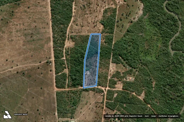 Imagem de satélite de Lote 17-B.1, Lotº Tocantins São Valério, 2ª Etapa - Lote 17-B.9 em Peixe - TO