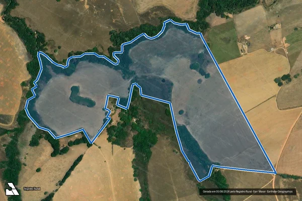Imagem de satélite de Fazenda das Posses - Gleba II em Madre de Deus de Minas - MG