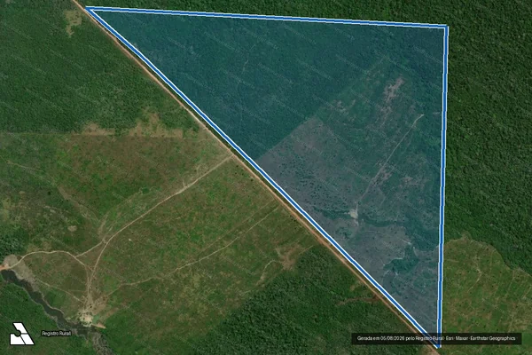 Imagem de satélite de SITIO BOA ESPERANÇA - Parcela 1 em Ipixuna do Pará - PA
