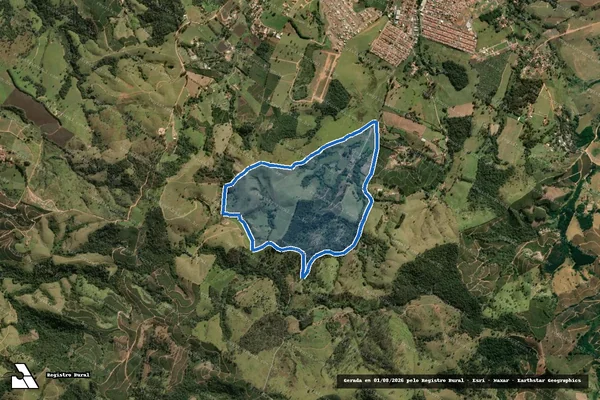 Imagem de satélite de Fazenda Boa Vista - Fazenda Boa Vista em Jacutinga - MG