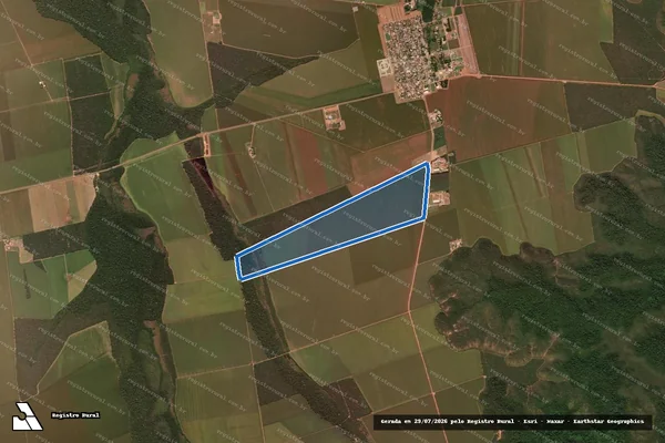 Imagem de satélite de Fazenda Canaã em Nova Mutum - MT