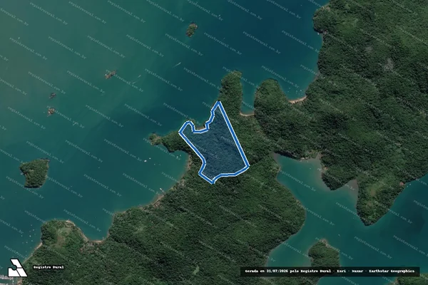 Imagem de satélite de Sítio Itucupê - PARTE 1 em Paraty - RJ