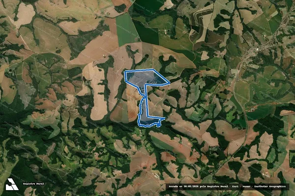 Imagem de satélite de FAZENDA PIONEIRA II - Matrícula 9199 em Arapoti - PR