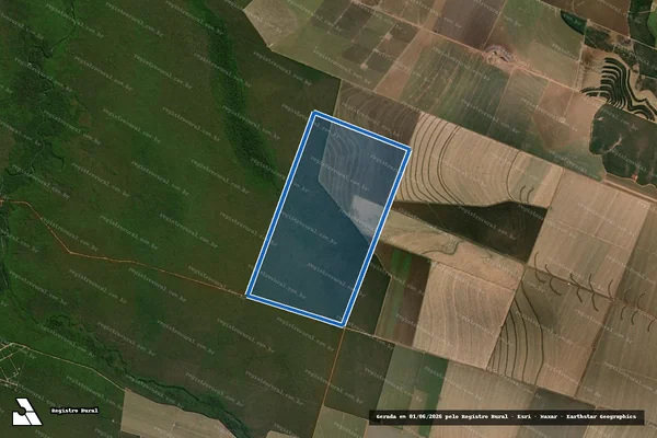 Imagem de satélite de Fazenda Ruby I em Campo Novo do Parecis - MT