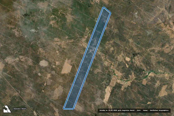 Imagem de satélite de FAZENDA QUIXABINHA - Parte 1 em Santa Maria da Boa Vista - PE