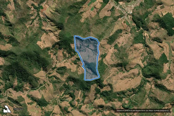 Imagem de satélite de Sitio Alto Laranja Da Terra - Parte 1 em Laranja da Terra - ES