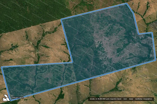 Imagem de satélite de FAZENDA RAIO DE LUZ em Arapoema - TO