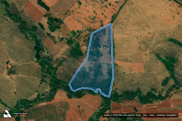 Imagem de satélite de Fazenda Matas e Olarias, Lugar Denominado Chácara Morada do Sol Nascente - ÚNICA em Alexânia - GO