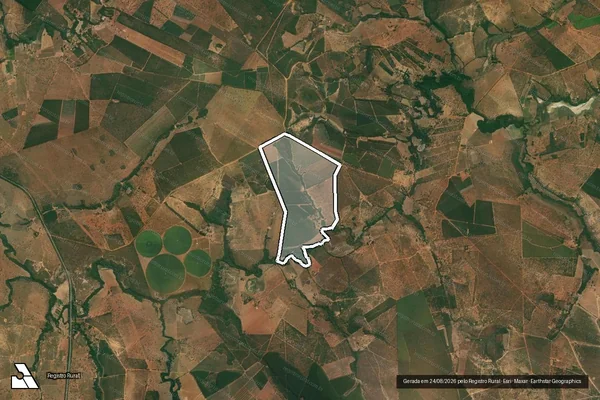 Imagem de satélite de FAZENDA CANABRAVA - GL 02 em Curvelo - MG