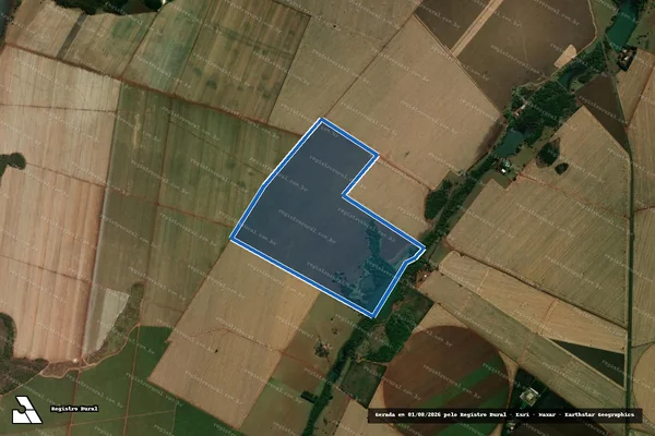 Imagem de satélite de FAZENDA SÃO FELIPE E VEREDÃO - TRÊS IRMÃOS - 001 em Acreúna - GO