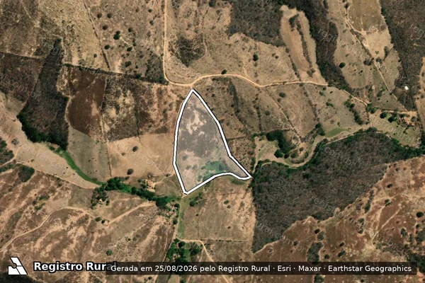 Imagem de satélite de FAZENDA ALEGRE ? PAU DE CEDRO - PARCELA 02 em Janaúba - MG