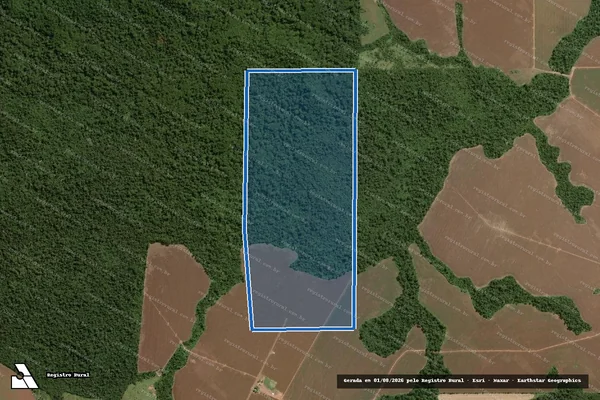 Imagem de satélite de Fazenda VMX II - Parte 1 em Nova Canaã do Norte - MT