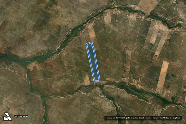 Imagem de satélite de P.A CAPIM DE CHEIRO - LOTE  26 A em Mambaí - GO