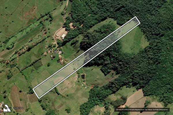 Imagem de satélite de SITIO FAMILIA LAURO BAESSO - ÁREA 03 em Urussanga - SC