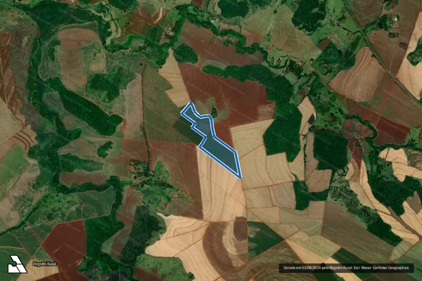 Imagem de satélite de FAZENDA LAGEADO - Parte 4 em Jaú - SP