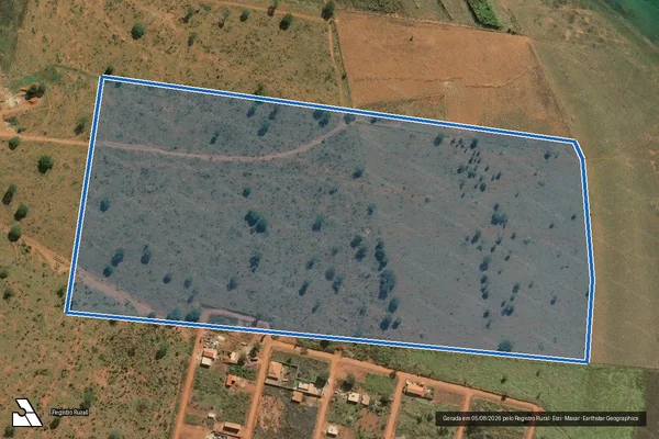 Imagem de satélite de FAZENDA SUCURIU E SACO DA MORADA - PARCELA 02 - Gleba 2 em Morada Nova de Minas - MG