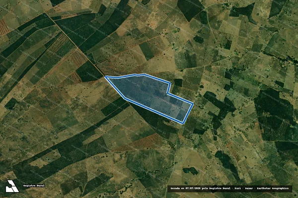 Imagem de satélite de FAZENDA CANIVETA - GLEBA 01 em Santa Maria da Vitória - BA