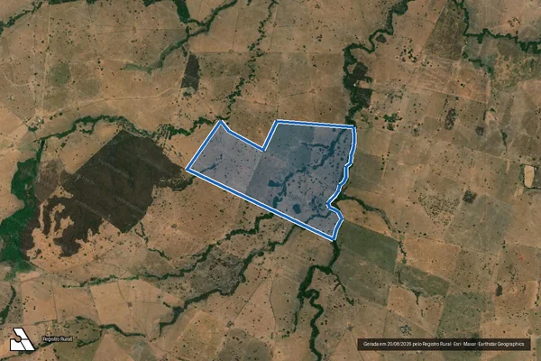 Imagem de satélite de FAZENDA ESPERANÇA - Parte Desmembrada em Arraias - TO
