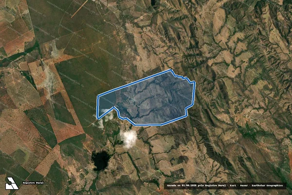 Imagem de satélite de FAZENDA BARREIRA TRISTE - 001 em Natalândia - MG